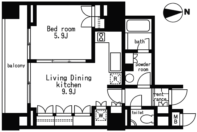 Dタイプ　間取り図