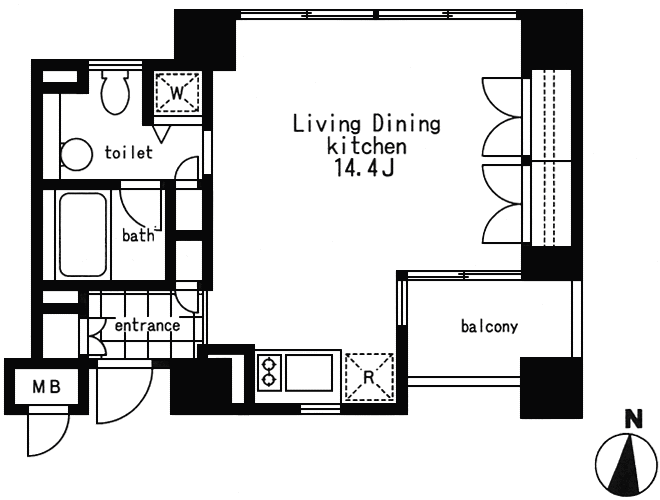 Hタイプ　間取り図