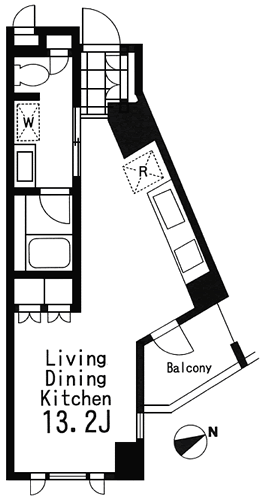 Iタイプ　STUDIO　34.36m2