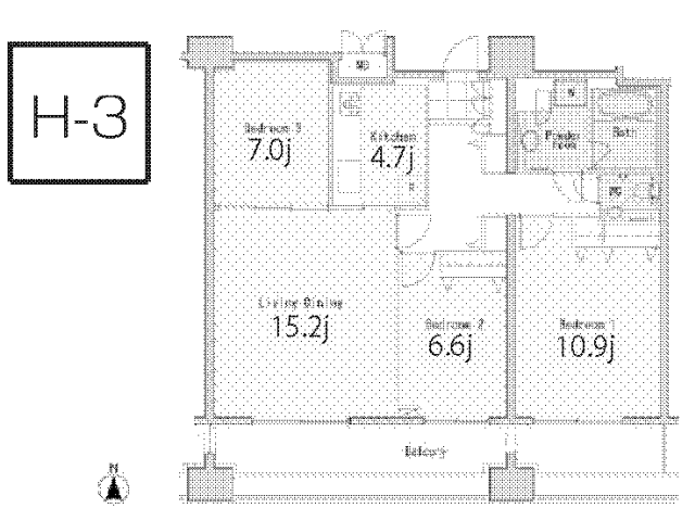 H3タイプ　間取り図