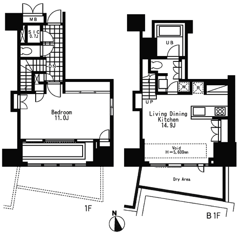 Bタイプ　間取り図