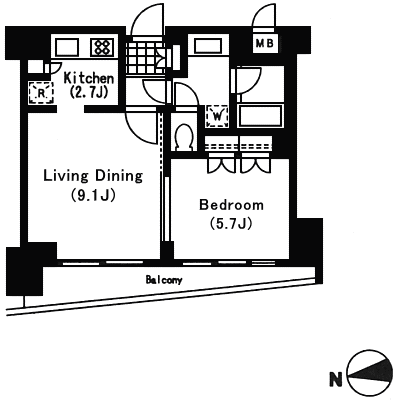 ABタイプ　間取り図