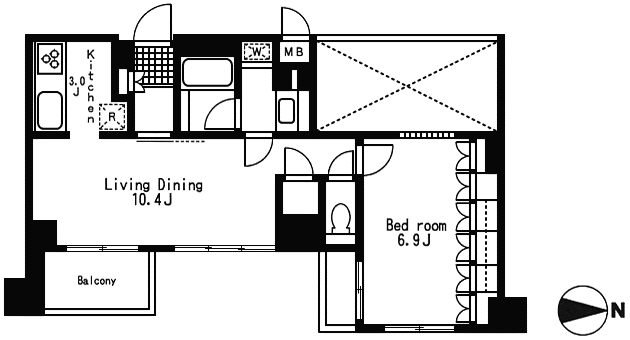 AJタイプ　間取り図