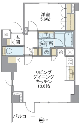 AQタイプ　間取り図