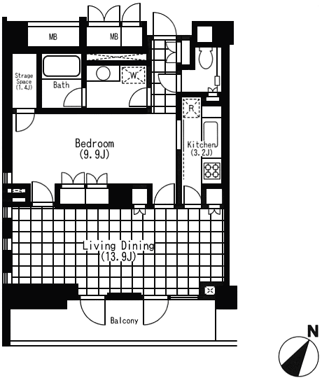 L-Fタイプ　間取り図