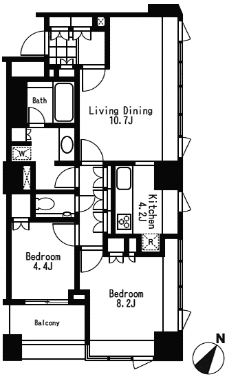 C-2タイプ　間取り図