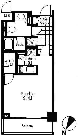 L-Hタイプ　間取り図