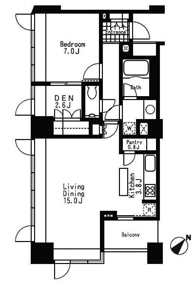 Pタイプ　間取り図