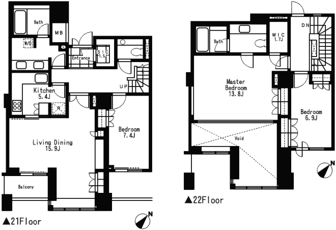 P-H’タイプ　間取り図