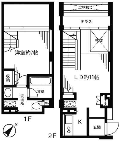 Dタイプ　間取り図