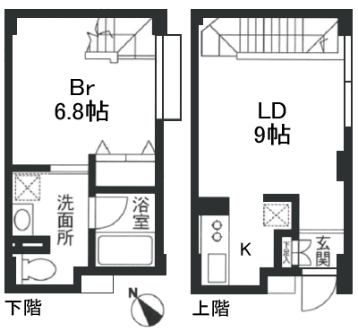 Hタイプ　間取り図