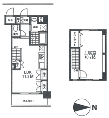 Dタイプ　間取り図