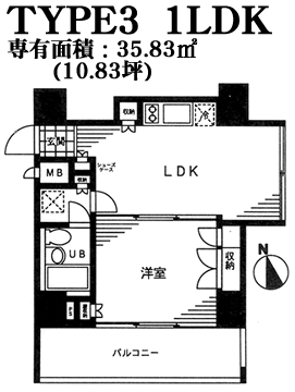 タイプ3　間取り図