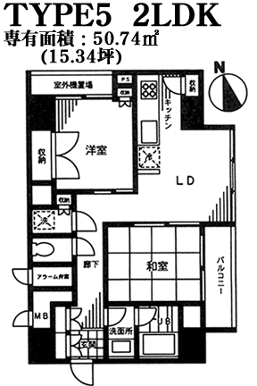 タイプ5　間取り図