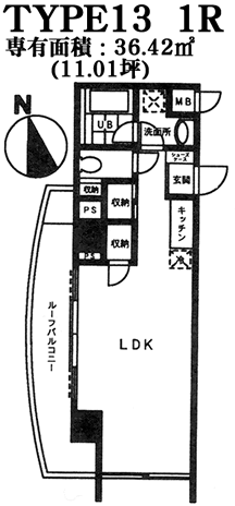 タイプ13　間取り図