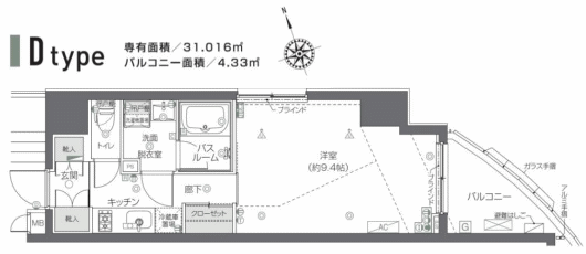 Dタイプ間取り図