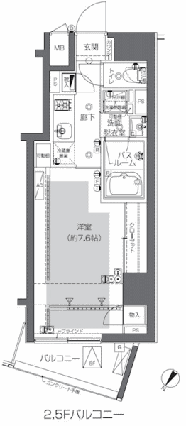 Bタイプ間取り図