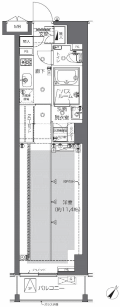 Fタイプ間取り図