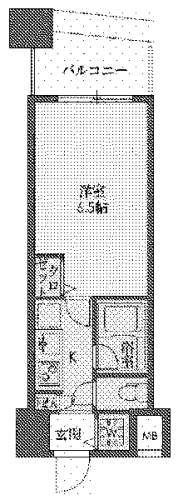 05号室タイプ　間取り図