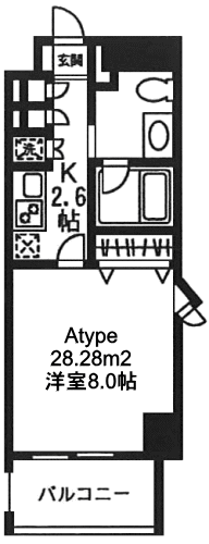 Aタイプ　間取り図