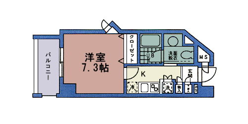 Eタイプ 1K 25.50m2