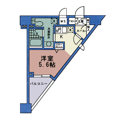 Fタイプ 1K 25.45m2