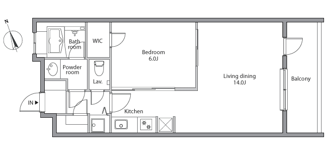 G1タイプ　間取り図