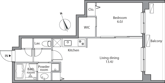 Hタイプ　間取り図