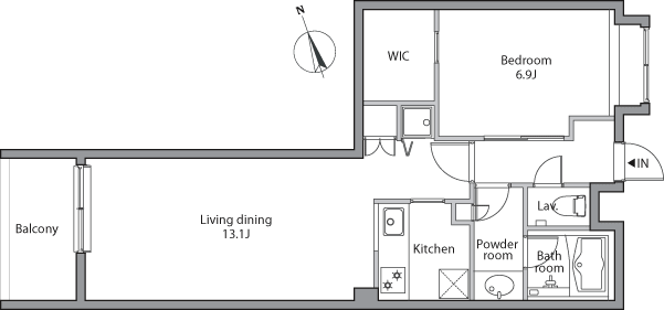 Oタイプ　間取り図