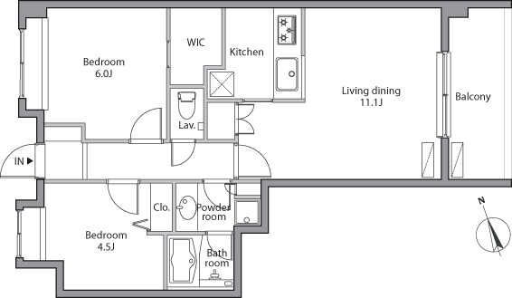 P1タイプ　間取り図