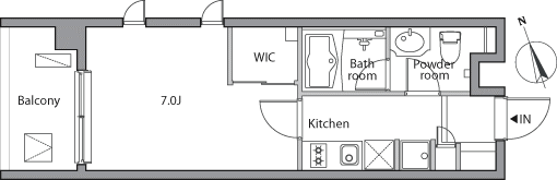 A4タイプ　間取り図