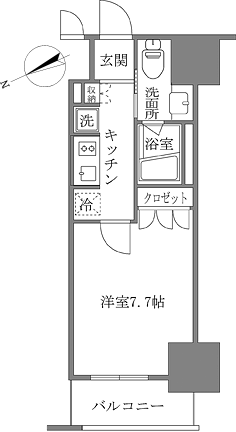 Bタイプ　間取り図
