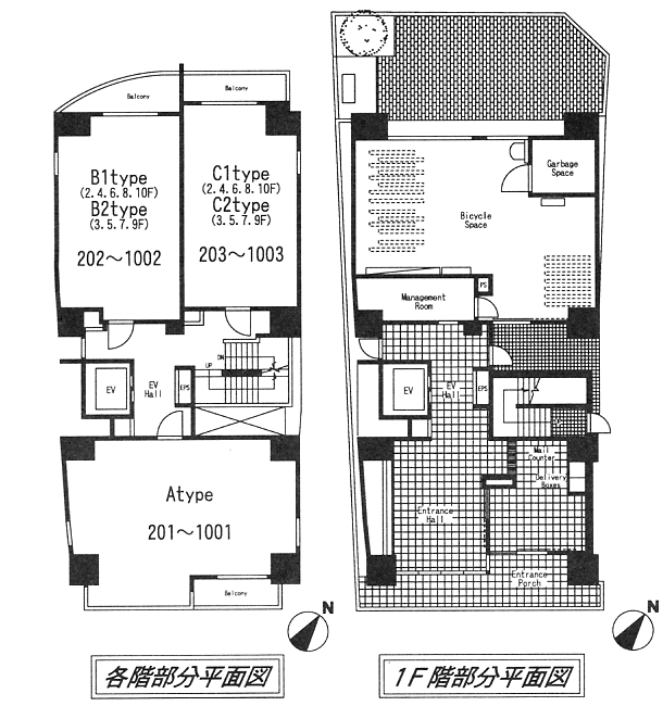 マンション平面図