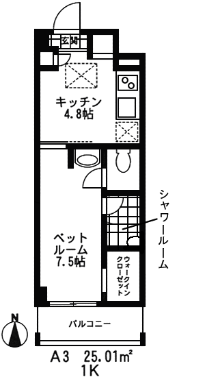 A3タイプ間取り図