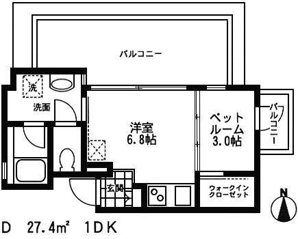 Dタイプ間取り図