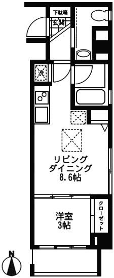 Eタイプ間取り図