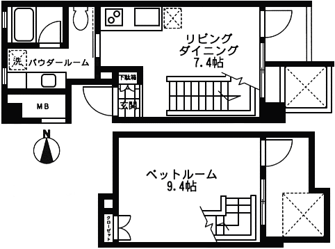 Jタイプ間取り図