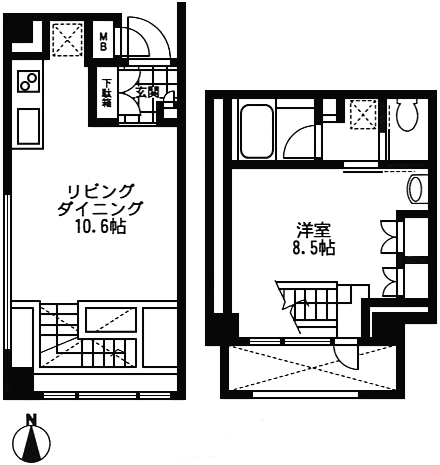 Iタイプ間取り図