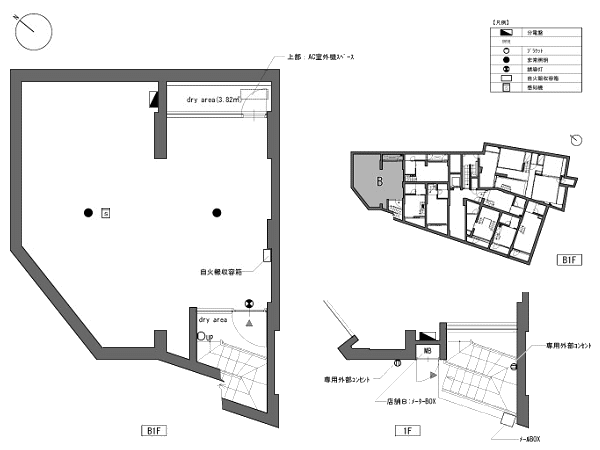 B号室　間取り図