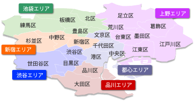 東京23区MAP
